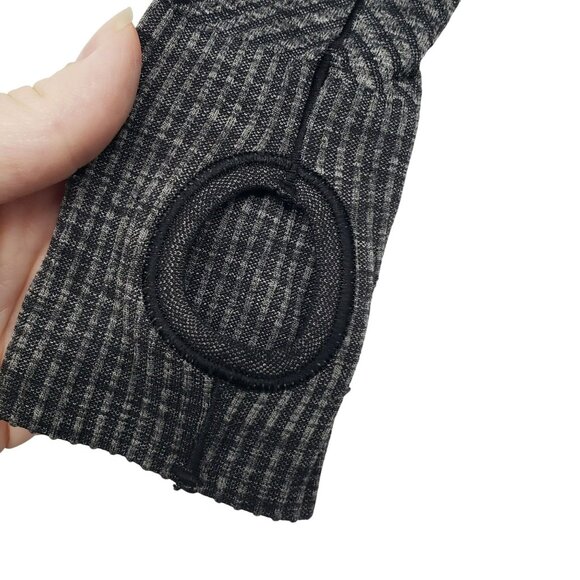 Ivivva Lululemon Girls Glacier Air Gray Textured Long Sleeve Top Thumb Holes 8 - Picture 9 of 10